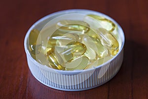 The pill of fish oil